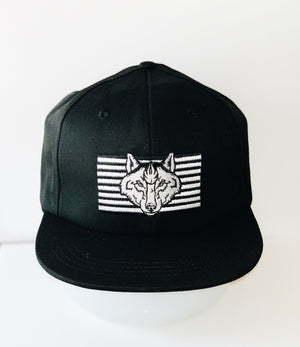 Striped Wolf Hat