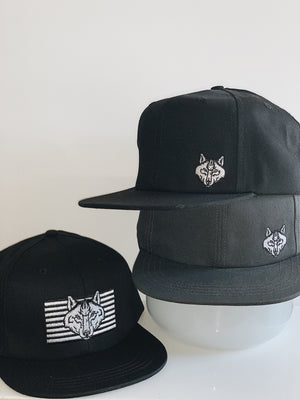 Striped Wolf Hat
